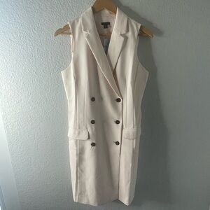 Ann Taylor Cream Dress